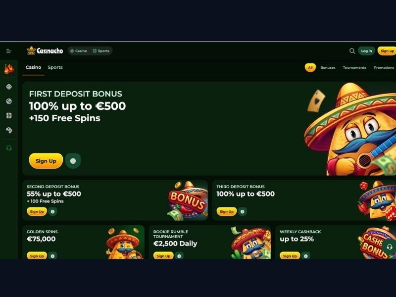 Registrazione e configurazione per attività regolare su Casinacho Casino Nacho Casino